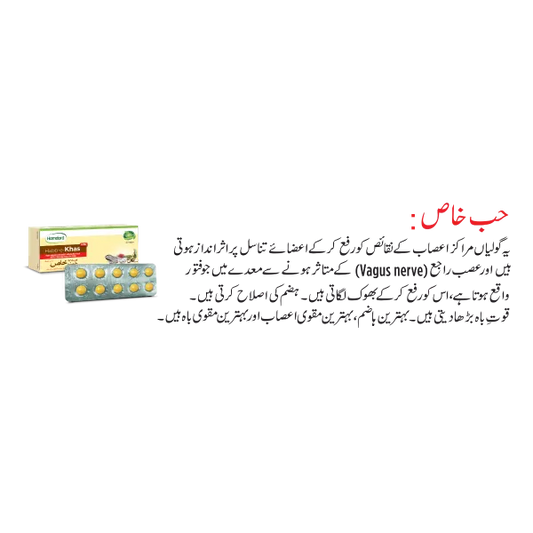 Habb-e-Khas - 20 Tablets