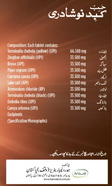Habb-e-Kabid Naushadri - 150 Tablets